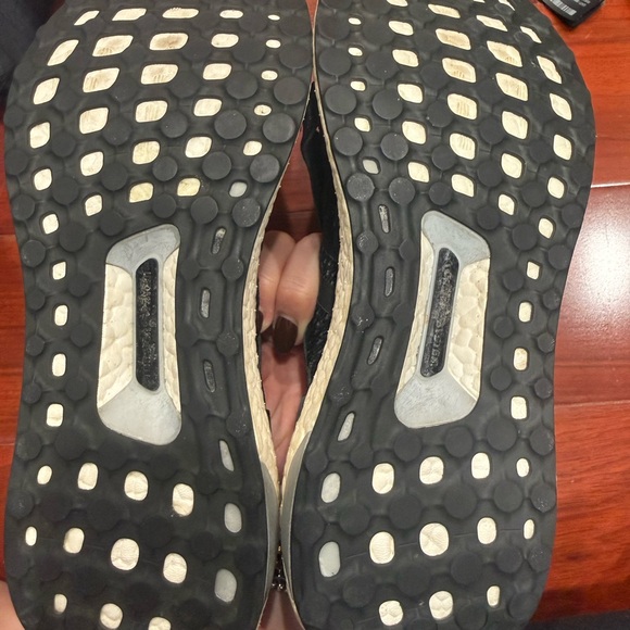 Adidas Gray Knit Sneakers ultra boost women size 10 - Picture 2 of 6